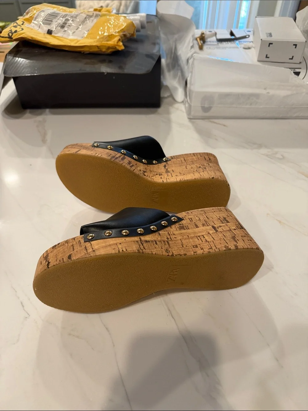 Zara chunky cork